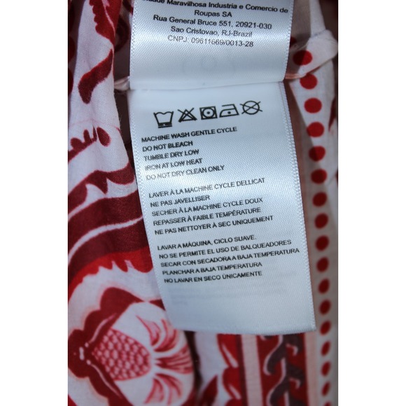 NWT Farm Rio Women's XL Tropical Cameo Off-White Maxi Dress $280 - Picture 7 of 11